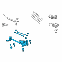 OEM 2012 Acura ZDX Link , Front Wiper (Lh) Diagram - 76530-SZN-A01