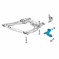 OEM 2014 Chevrolet Spark Lower Control Arm Diagram - 95319215