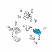 OEM Ford Transit Connect Lower Transmission Mount Diagram - CV6Z-6068-A