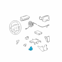 OEM 2005 Pontiac Sunfire Front Sensor Diagram - 16197309