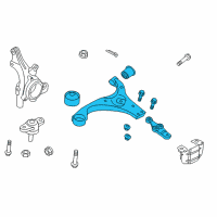 OEM Kia Forte Arm Complete-Front Lower Diagram - 545001M100