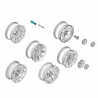 OEM BMW M6 Gran Coupe Rubber Valve Diagram - 36-12-1-178-869