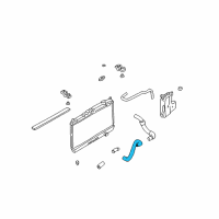 OEM 2000 Nissan Xterra Multi Purpose Hose Diagram - 215037B400