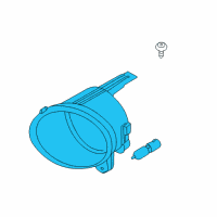 OEM BMW 528i Fog Lights, Left Diagram - 63-17-7-839-865