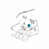 OEM Toyota Highlander Clock Spring Diagram - 84306-48040