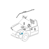 OEM Toyota Highlander Front Sensor Diagram - 89174-49115