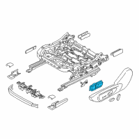 OEM 2019 Ford Fusion Adjuster Switch Diagram - HP5Z-14A701-AJ