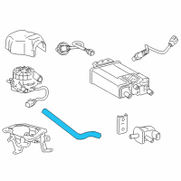 OEM 2020 Toyota 4Runner Hose Diagram - 17341-31080