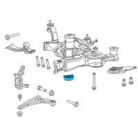 OEM Chrysler Seat-ISOLATOR Mount Diagram - 5006581AA