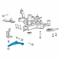 OEM 2014 Dodge Avenger Lower Control Arm Right Diagram - 4877752AA