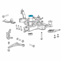 OEM Dodge Avenger ISOLATOR-CROSSMEMBER Diagram - 5168149AB