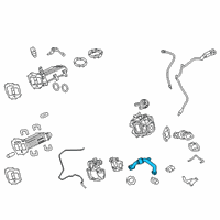 OEM 2014 Ford F-250 Super Duty EGR Tube Diagram - FC3Z-9E469-A