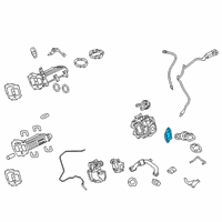 OEM 2021 Ford F-250 Super Duty Vacuum Valve Gasket Diagram - DC3Z-9E464-A