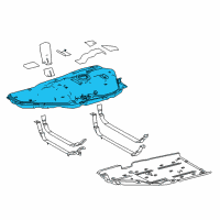 OEM 2016 Lexus RX450h Fuel Tank Assembly Diagram - 77001-0E110