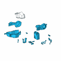 OEM Toyota Sienna AC & Heater Assembly Diagram - 87030-08060