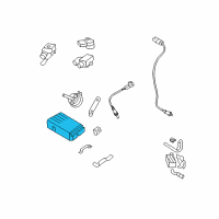 OEM 2010 Hyundai Veracruz CANISTER Assembly Diagram - 31420-3J500