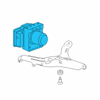 OEM 2014 Honda Accord Modulator Assembly, Vs Diagram - 57110-T2F-L52