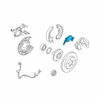 OEM 2011 Ford Escape Brake Hose Diagram - 9L8Z-2A442-B