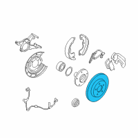 OEM 2006 Ford Escape Rotor Diagram - 5L8Z-2C026-BA