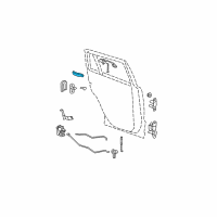 OEM 2007 Dodge Caliber Handle-Inside Remote Control Diagram - 1BY92DKAAA