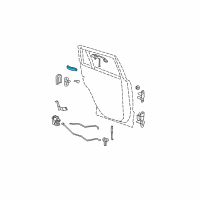 OEM 2009 Dodge Caliber Handle-Inside Remote Control Diagram - 1BY92DKAAB