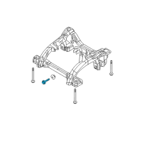 OEM 1995 Dodge Ram 1500 Bolt-HEXAGON FLANGE Head Diagram - 6502725