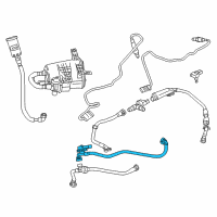 OEM BMW TANK EVAP LINE WITH PRESSURE Diagram - 13-90-8-665-236