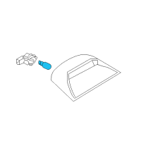 OEM 2015 Nissan Versa Bulb-Stop Lamp Diagram - 26261-8991B