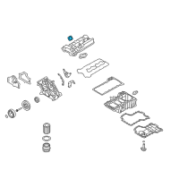 OEM BMW Sealing Cap, Oil Filler Neck Diagram - 11-12-7-832-157