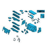 OEM 2021 Lexus LS500h BATTERY ASSY, HV SUP Diagram - G9510-11013