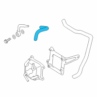 OEM Nissan Quest Hose-Oil Cooler Diagram - 21633-1JB0A