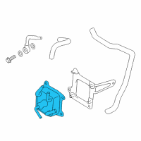 OEM 2013 Nissan Quest Cooler Assembly-Auto Trans Oil Diagram - 21606-1XE0A