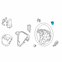 OEM Ford Shift Paddle Diagram - GG9Z-3F884-BA
