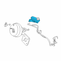 OEM 2004 Chrysler Concorde Brake Mastr Cylinder Diagram - 4779530