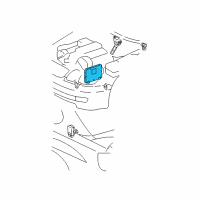OEM Lexus Engine Control Computer Diagram - 89666-30111