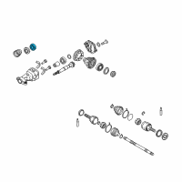 OEM Nissan Bearing-PINION Diagram - 38140-0C00A