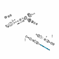 OEM Infiniti M37 Shaft Rear Drive Diagram - 39704-1MA0A