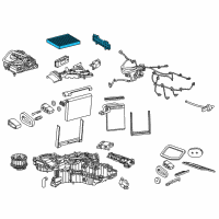 OEM 2015 Chevrolet Suburban Filter Assembly Diagram - 22808782