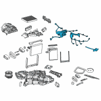 OEM Cadillac Escalade ESV In-Car Sensor Diagram - 84340776