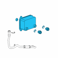 OEM Cadillac Cooler Diagram - 12660180