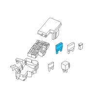 OEM 2019 Ford SSV Plug-In Hybrid Maxi Fuse Diagram - DG9Z-14526-J
