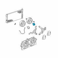 OEM Oldsmobile LSS Fan Motor Diagram - 88890735