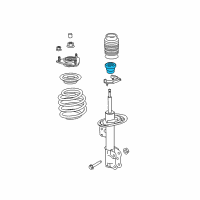 OEM 2015 Ford Mustang Bumper Diagram - DG9Z-18A047-D