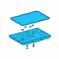 OEM 2019 Lexus LC500 Pan Sub-Assembly, Transmission Diagram - 35106-11020