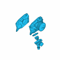 OEM 2014 BMW i8 Coolant Pump Diagram - 11-51-7-643-930