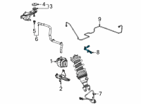 OEM 2020 Chevrolet Corvette Flex Hose Diagram - 84776065