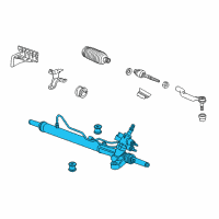 OEM 2009 Honda Accord Rack, Power Steering Diagram - 53601-TE0-A02