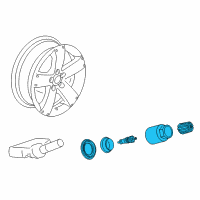 OEM 2008 Pontiac Torrent Valve Assembly Diagram - 19117464