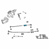 OEM Dodge ADJUSTER-Drag Link Diagram - 68034229AB