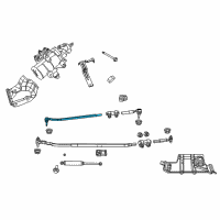 OEM Ram Package-Drag Link Outer Diagram - 68036726AB